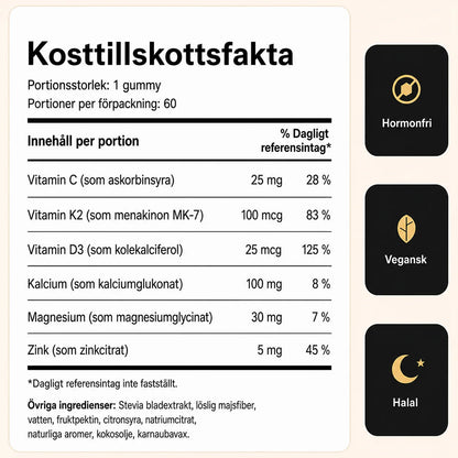 Nordic Height Tillväxt Gummies