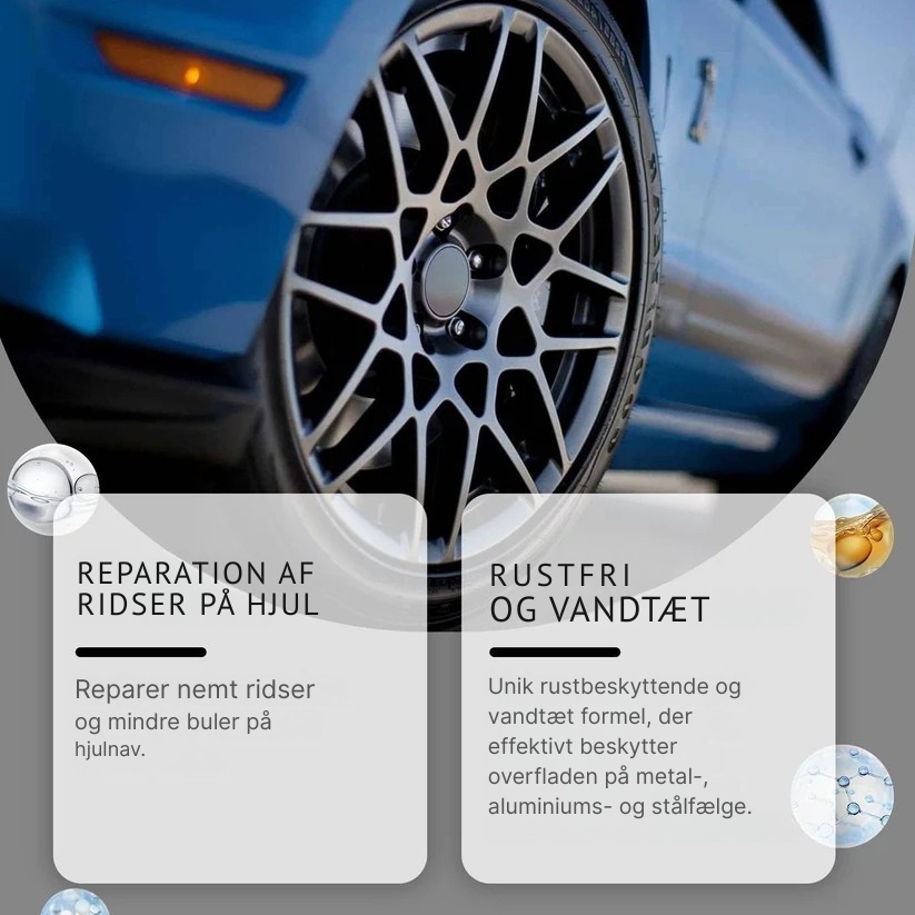 ✨ 50 % RABAT! 🚗 Magisk Fælgreparationspen – Reparer ridser på dine fælge på få minutter – Holdbar og drypfri formel 🛠️