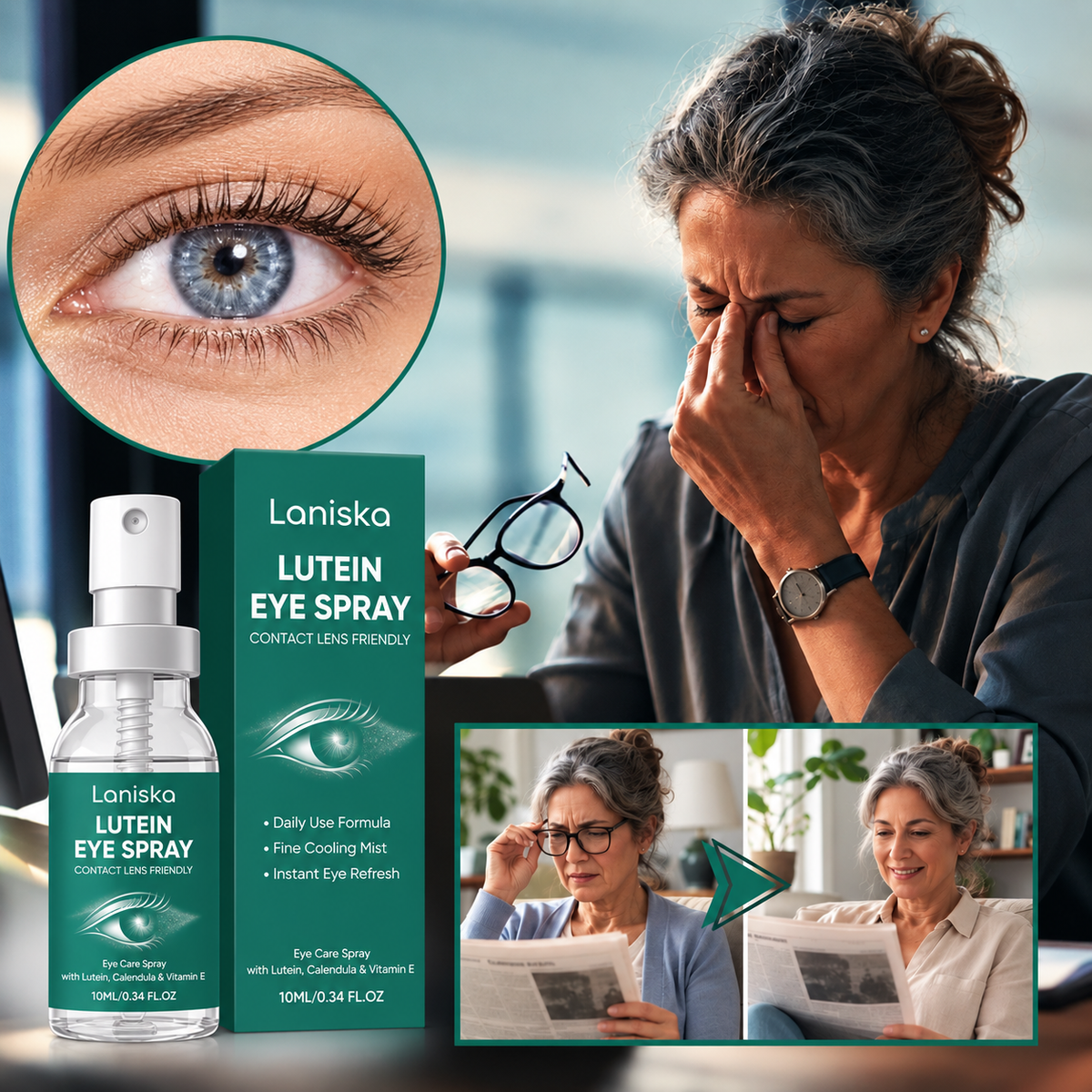 Laniska™ Lutein Øjenspray