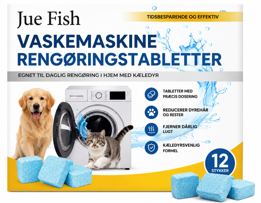 Fjern dårlig lugt og skjulte rester i vaskemaskinen