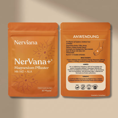 NerViana® Magnesiumplaster mod nervesmerter