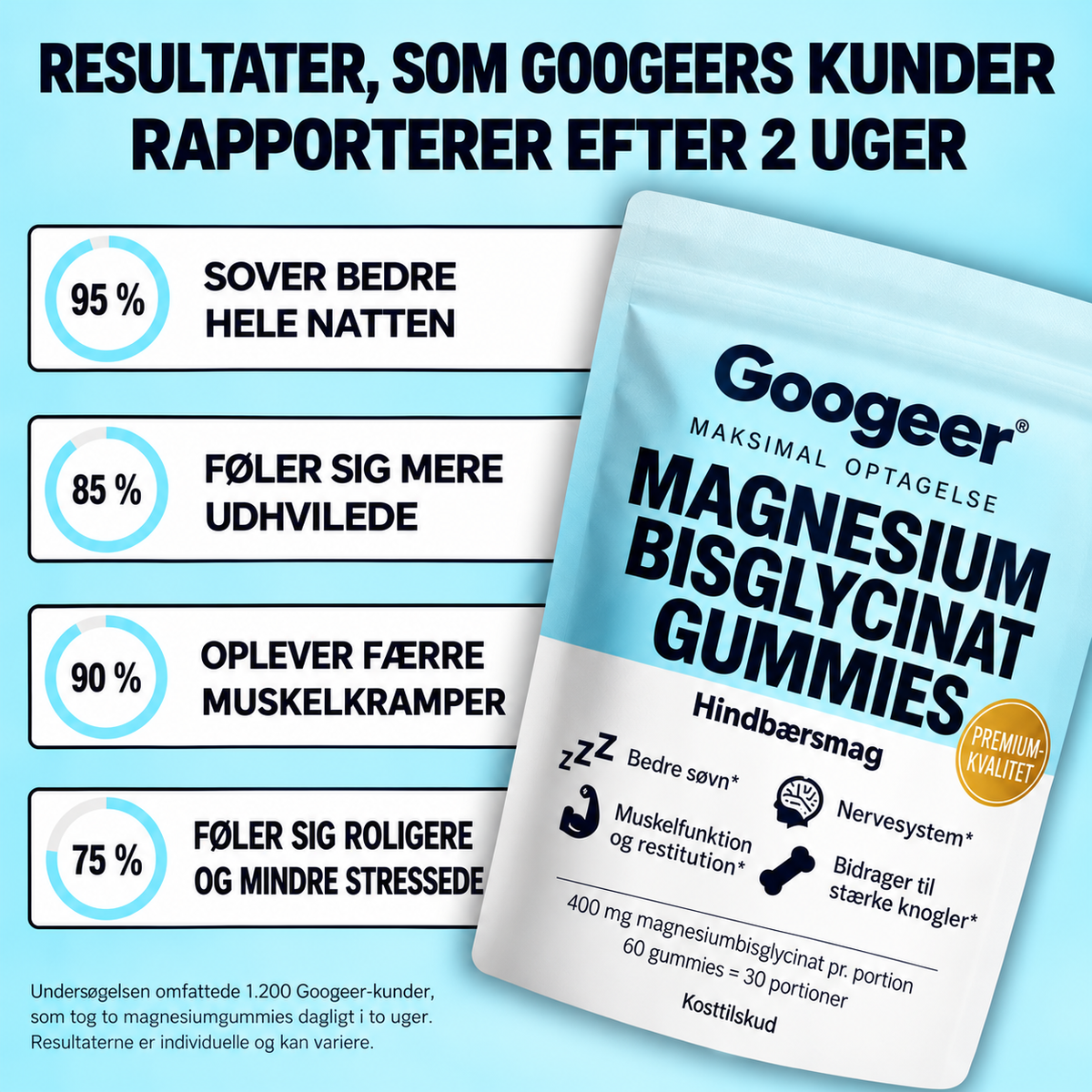 Googeer Magnesiumbisglycinat-gummies