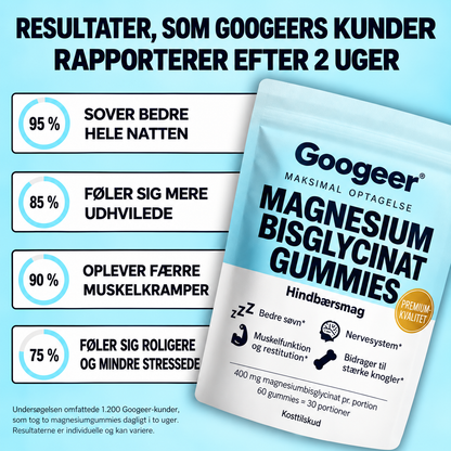 Googeer Magnesiumbisglycinat-gummies