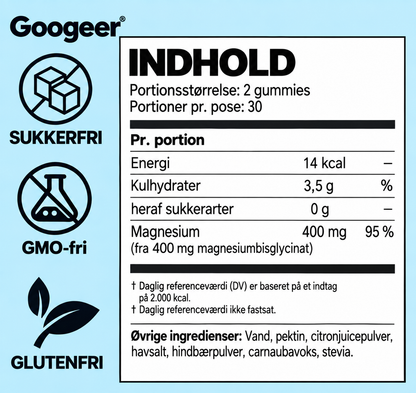 Googeer Magnesiumbisglycinat-gummies
