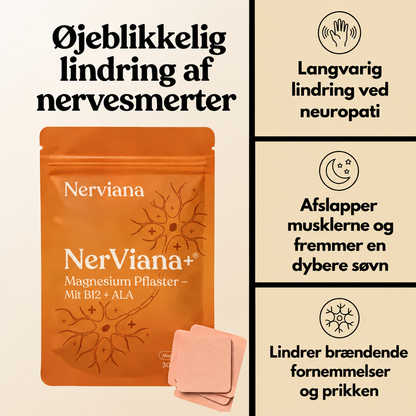 NerViana® Magnesiumplaster mod nervesmerter