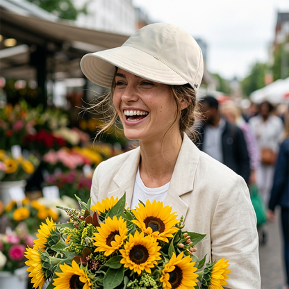 ☀️ 50 % RABAT! 👒 Solhat med hestehaleåbning – Åndbar, UPF 50+ og justerbar pasform. Perfekt til løb, stranden og alle former for udendørs aktiviteter. 🏃‍♀️